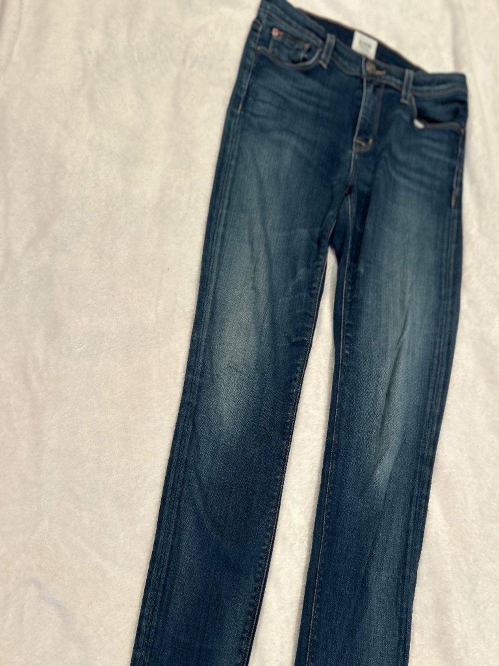 Hudson 5-Pocket Stretch Denim Skinny Jeans. Perfectly Broken In, Women's 29 Nico